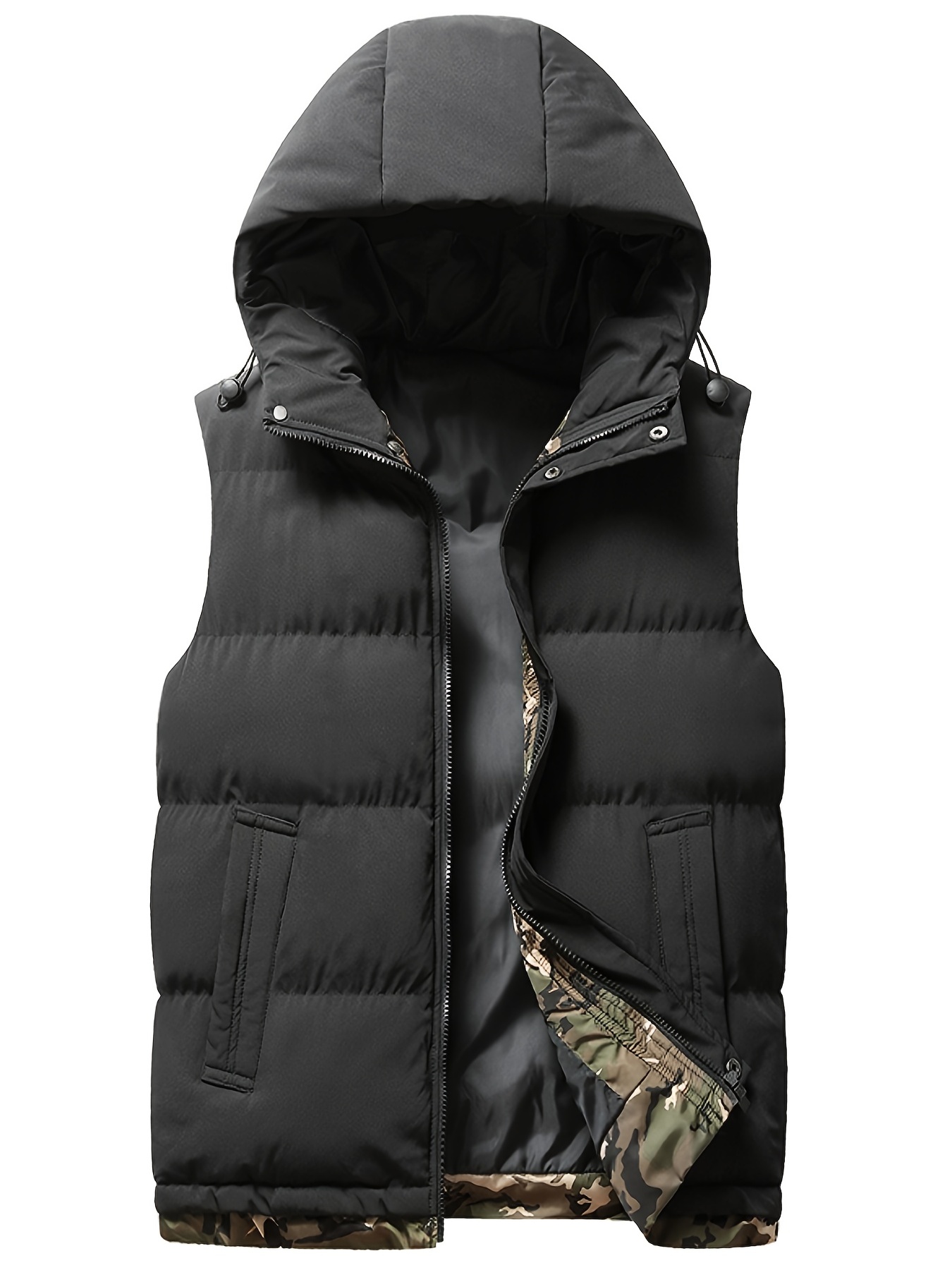 Mens big and tall puffer clearance vest