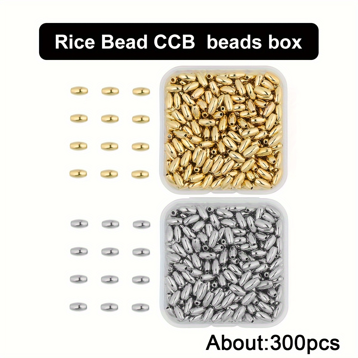 Ccb Tube Beads Spacer Beads For Jewelry Making Diy Bracelet - Temu