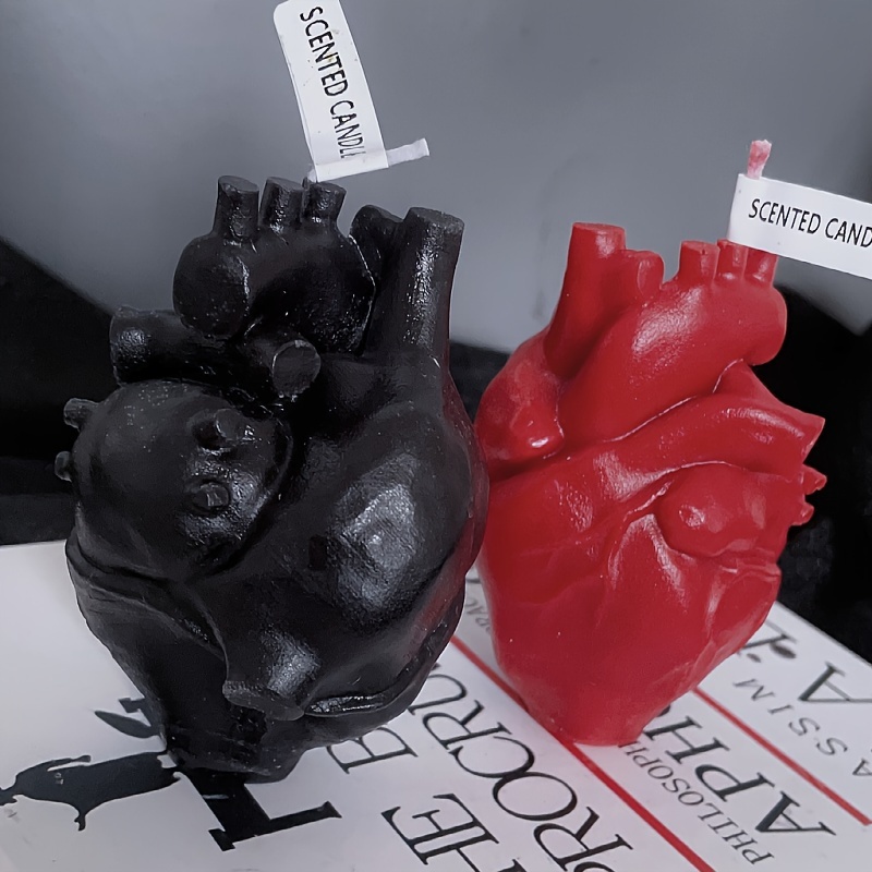 Realistic Anatomic Heart Candle