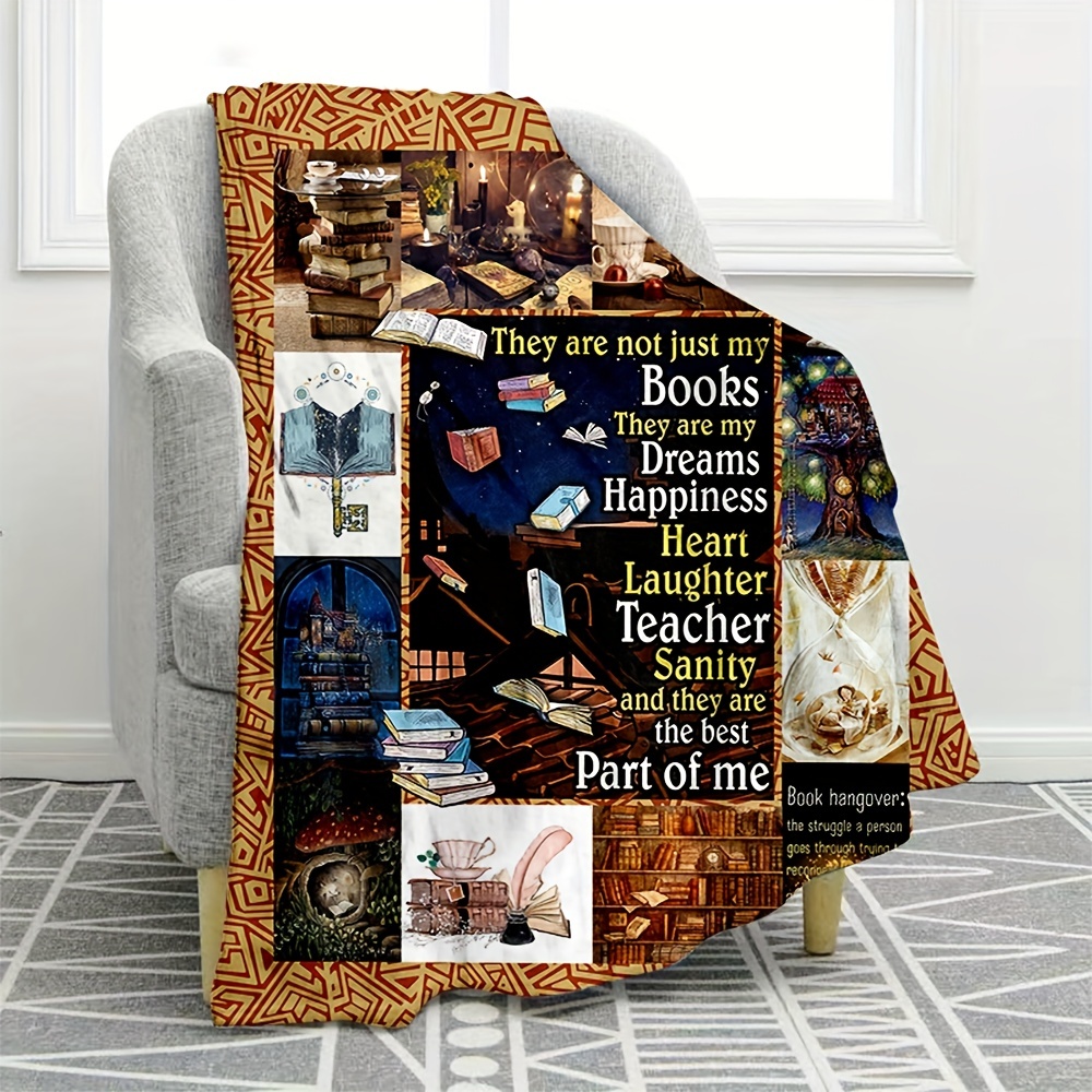 Library discount quilted throw