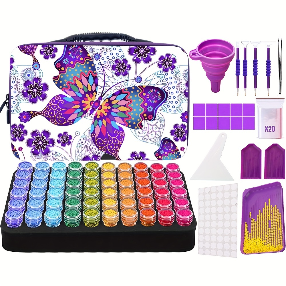 70 Slots Diamond Painting Storage Containers, 5d Diamond Painting  Accessories, Diamond Art Accessories and Tools for Diamond Painting Kits  Organizer
