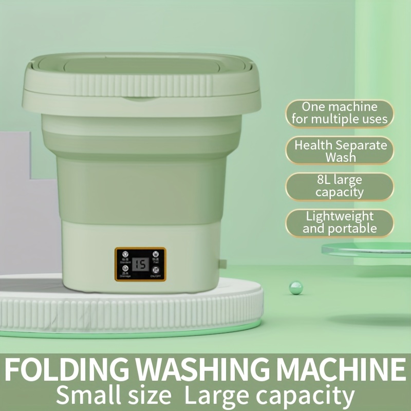 New Version Us Plug Upgraded Folding Washing Machine Mini - Temu