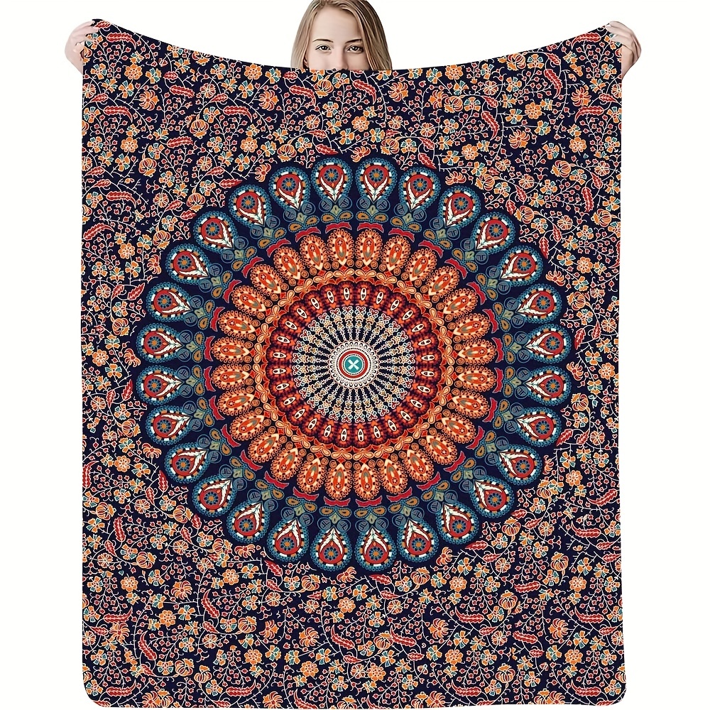 Bohemian Style Blanket Hippie Bed Cover Blanket Bedding Boys Temu