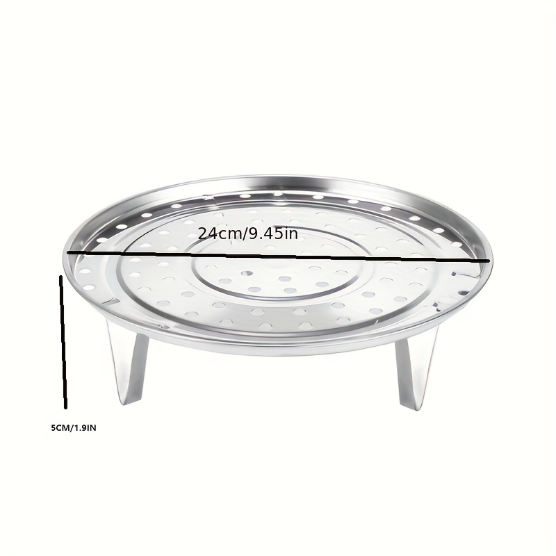Round Stainless Steel Steamer Rack, Cooking Ware Thickened