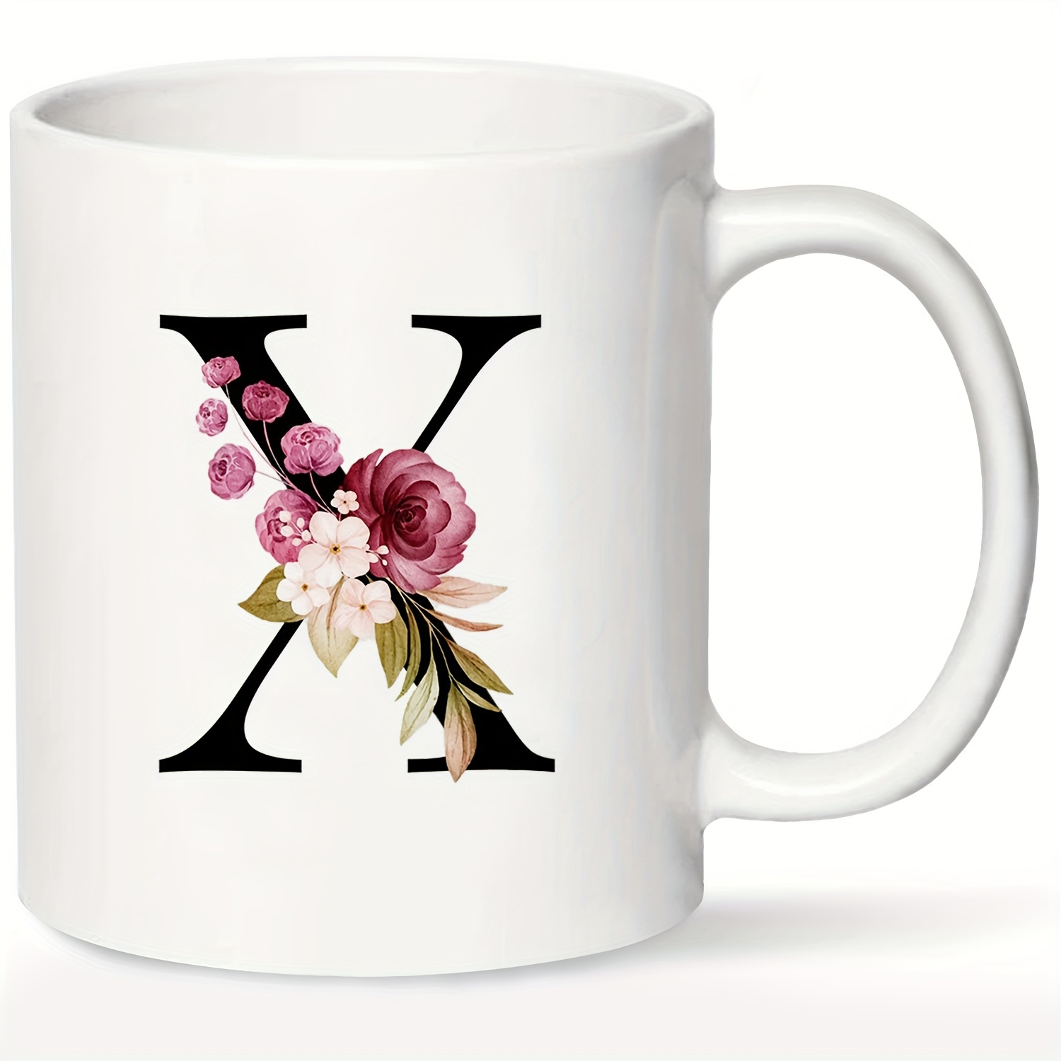 Initial Mug - Letter J - 15oz Ceramic Cup - Sister Gift Mug - Right-Ha –  LetterLuxe