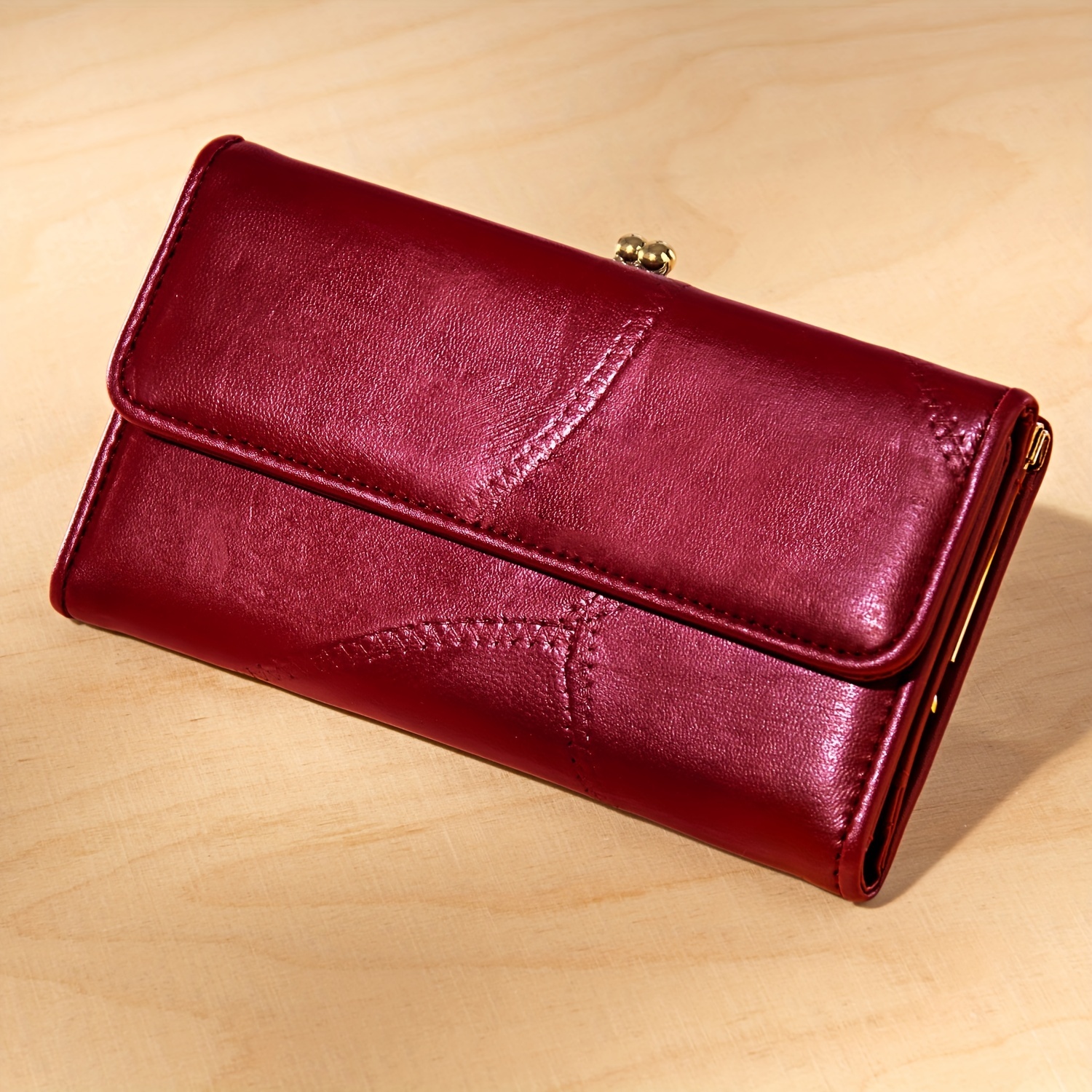 Burgundy Wallets & Card Cases for Women