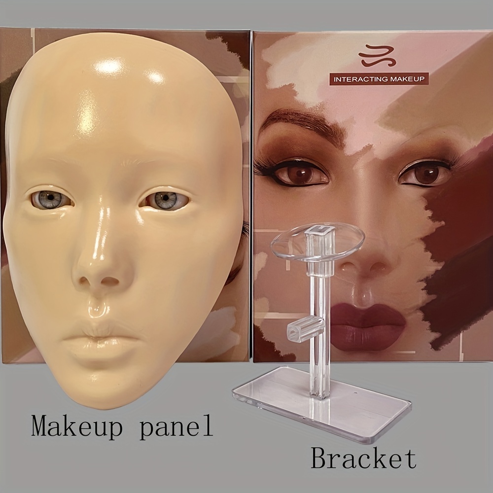 Professional Eyebrow Makeup Practice Face Panel Beginner - Temu