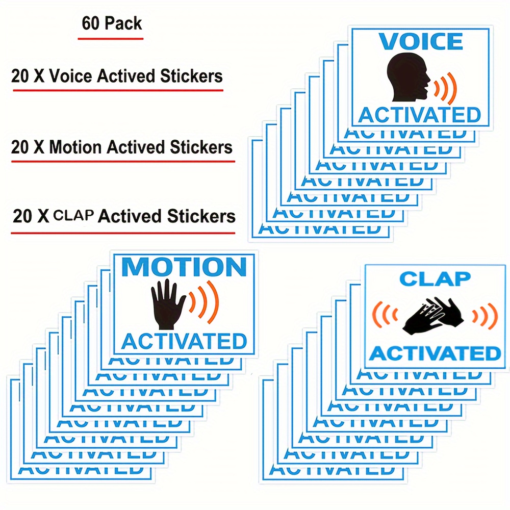Computer Sound Clap Action Activation Sticker Prank - Temu