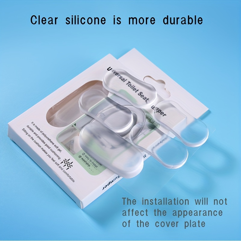 Clear Gel Toilet Seat Cushion