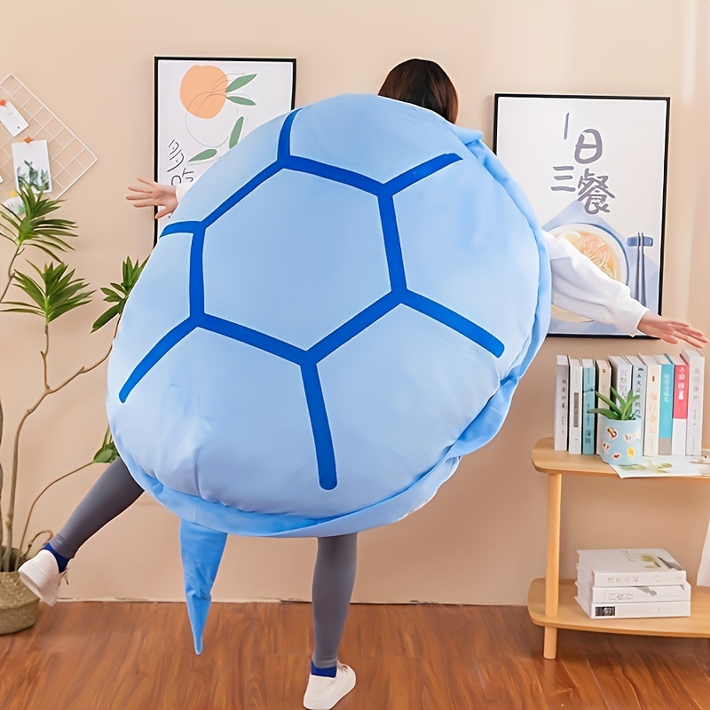 Creative Wearable Turtle Shell Plush Toy Cushion Shell Stuffed for