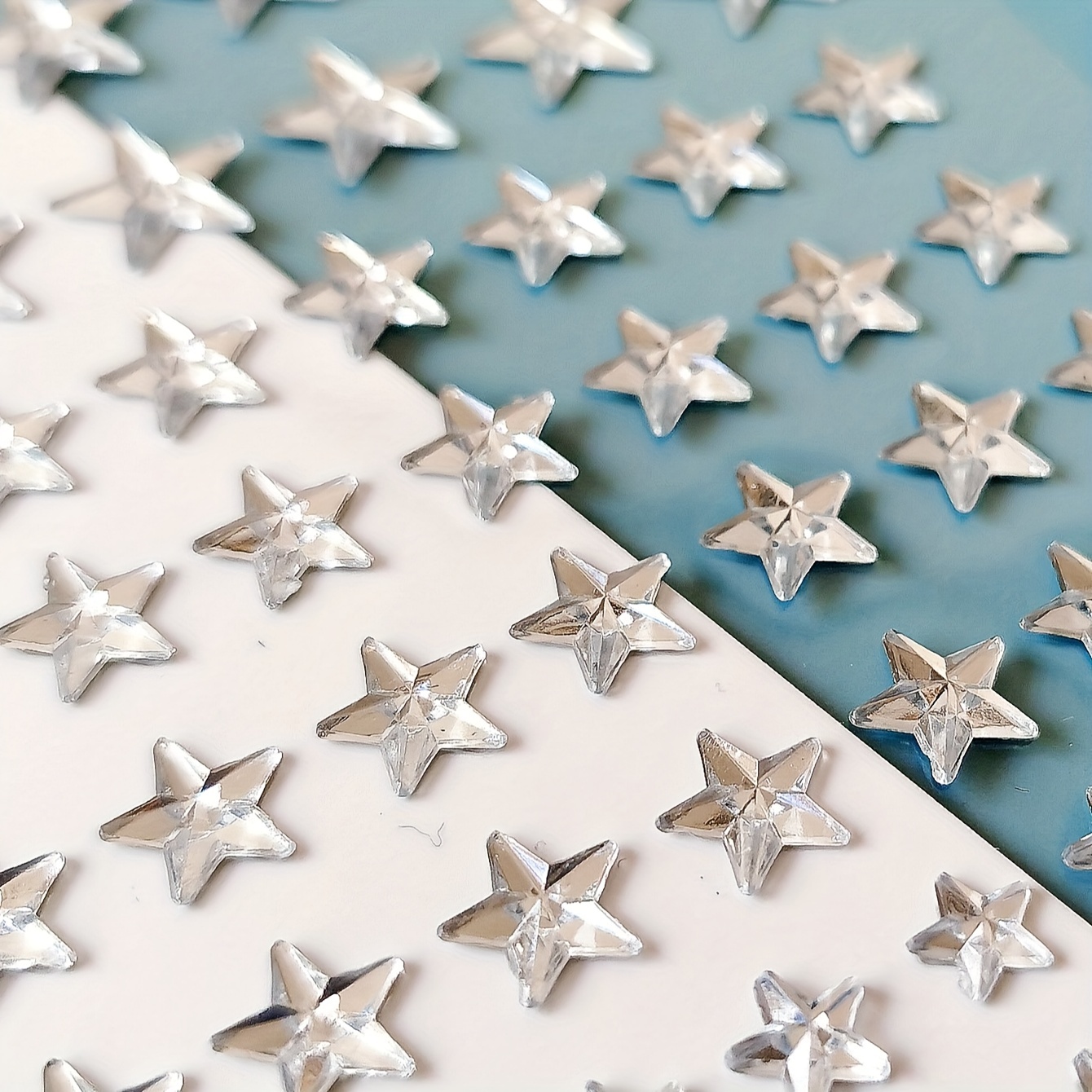Rhinestone Stickers Clear Star Self adhesive Face Gems - Temu New Zealand