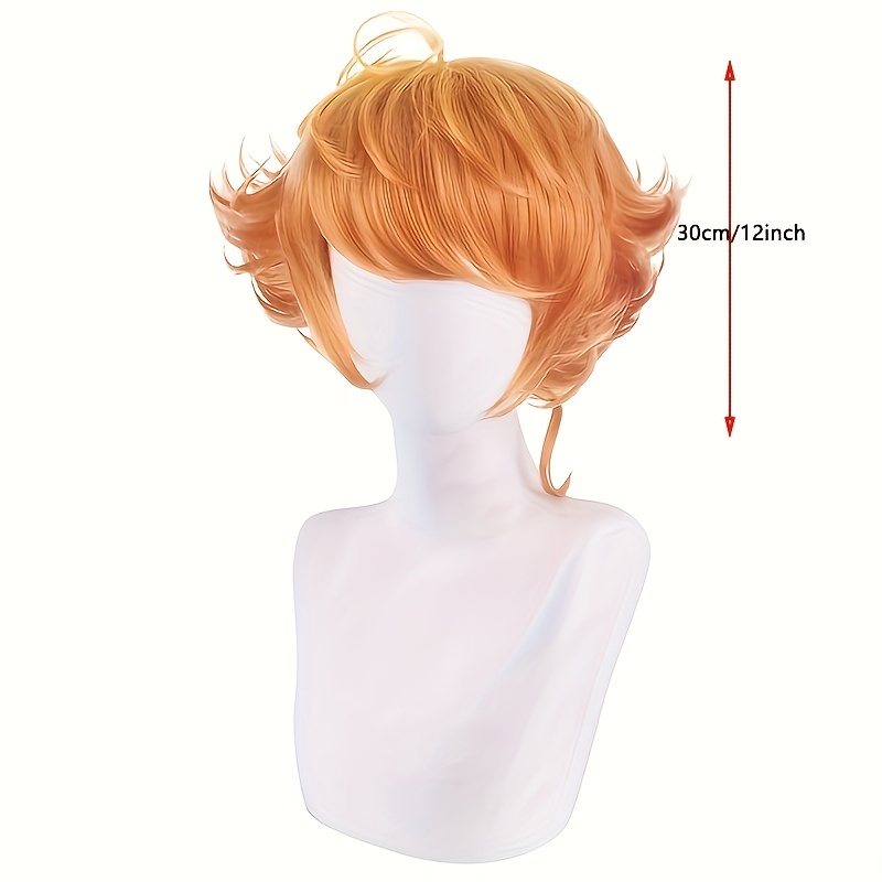 Anime The Promised Neverland Emma Yellow Cosplay Wigs