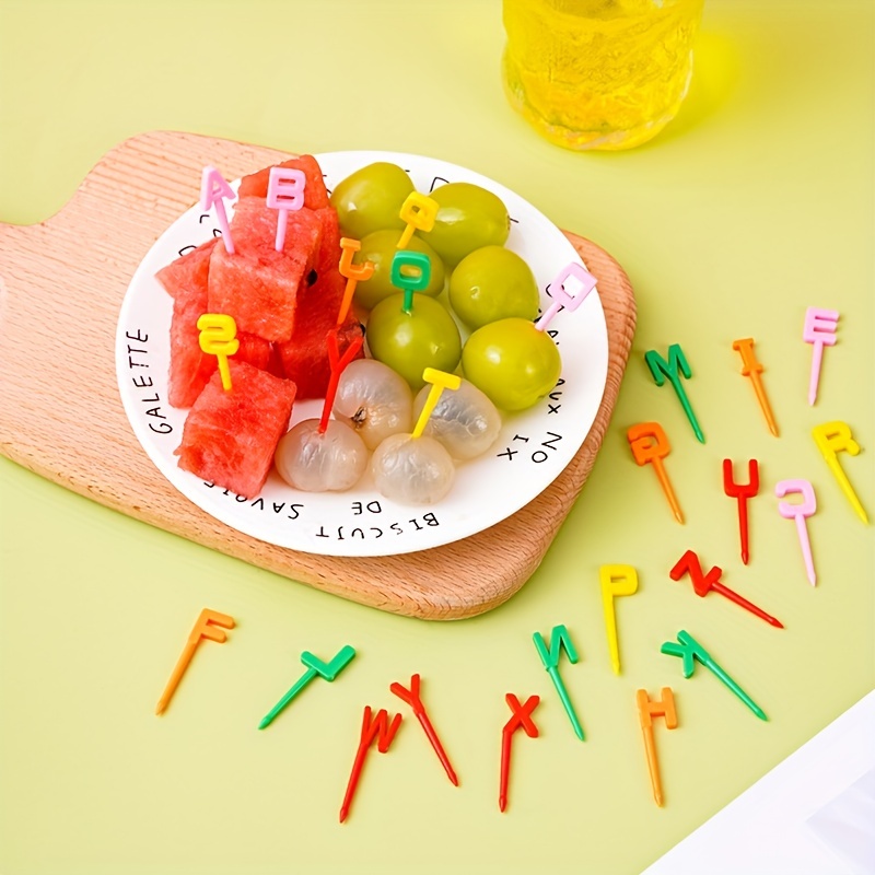 10/30PCS Mignon Mini Enfants Fourchette à Fruits Bento Légumes Vaisselle  Réutilisable Cure-Dents Bébé Dessin Animé Animal Ferme Enfant Pics  Alimentaires