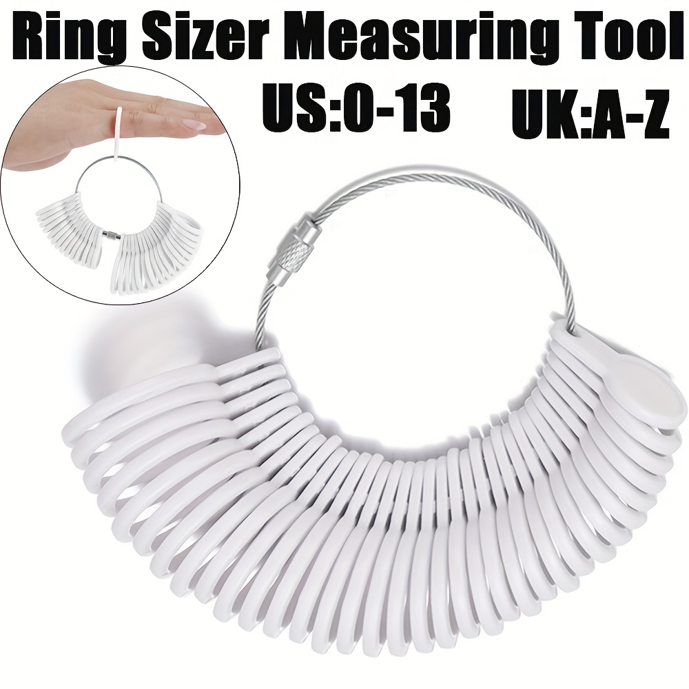 6pcs Upgrade Ring Sizer Measuring Tool, Accurate Ring Sizer For Loose  Rings, Premium 1-17 USA Ring Sizer Tool, Easy To Use Tools, Jewelry Sizer  Tools