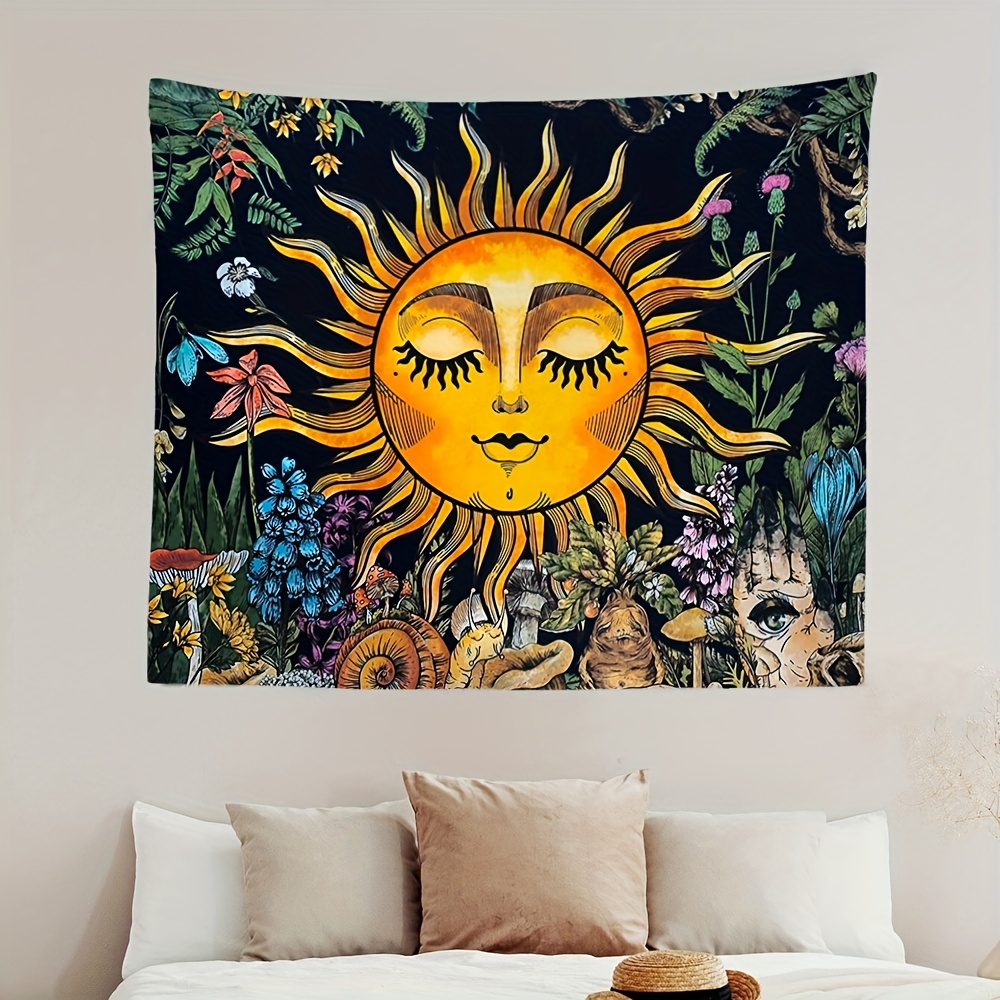 Likiyol sun and online moon tapestry