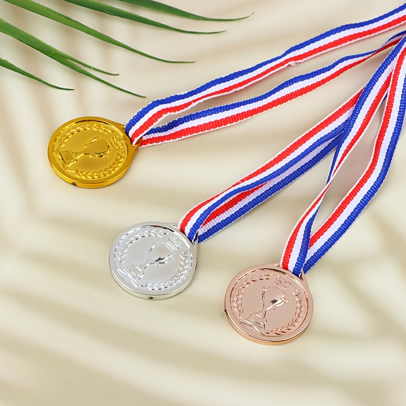 Paquete de 12 medallas de fútbol para niños, medallas de oro de metal  adecuadas para competiciones deportivas, celebraciones y recuerdos de fiesta