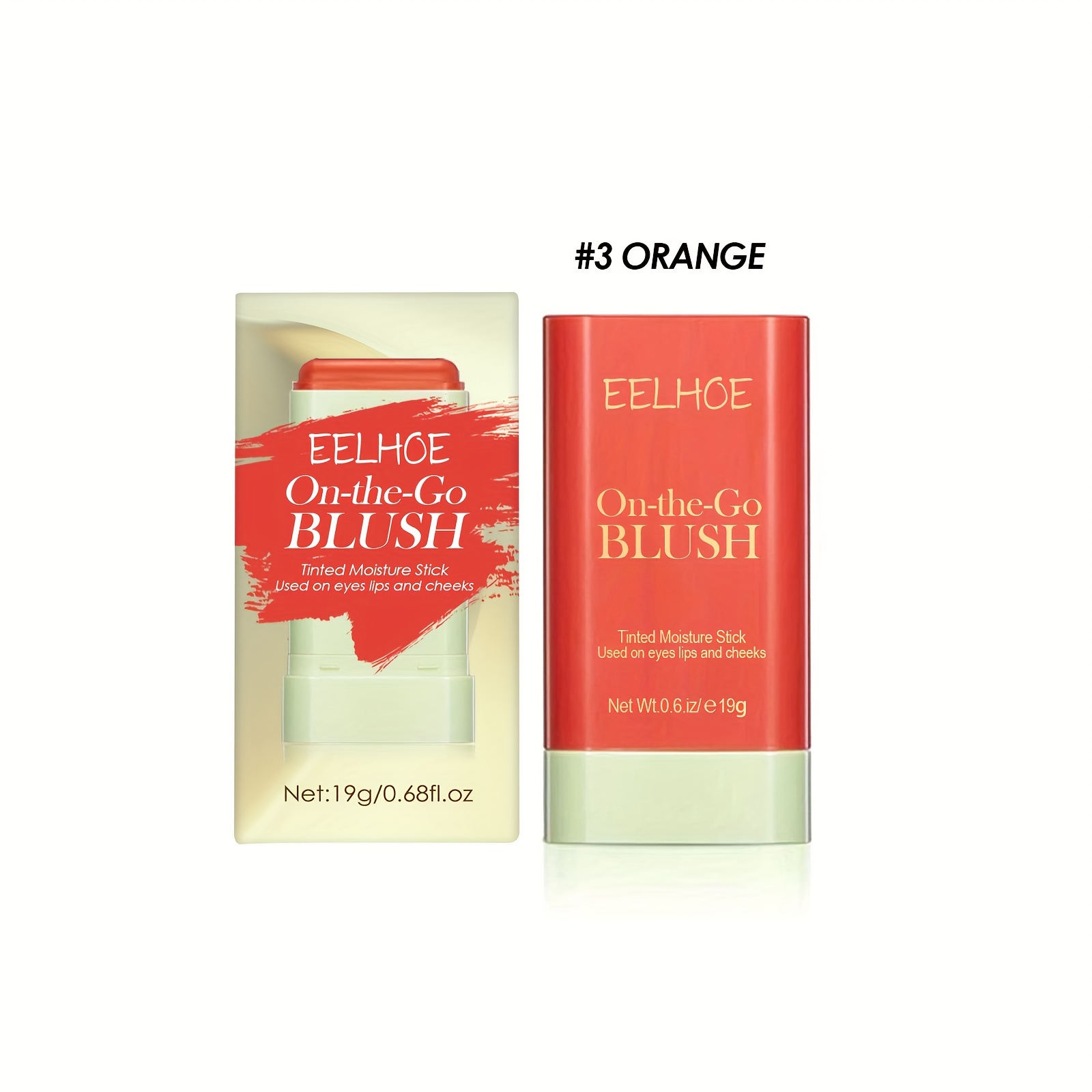 Delicate Waterproof Blush Stick for Brightening Contouring