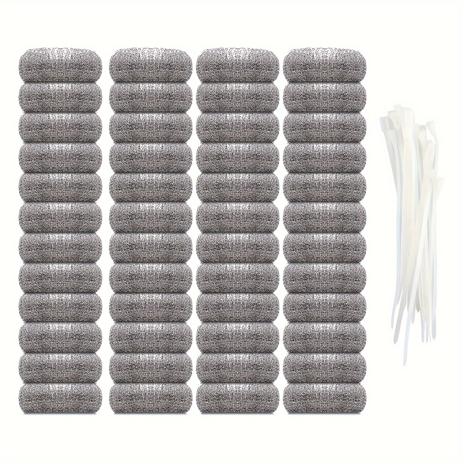 12 Pack of Washing Machine Lint Traps. Comes with 12 Ties. Attach to Your  Washer Sink Hose and Allow the Metal Mesh Trap to Filter the Laundry Water.