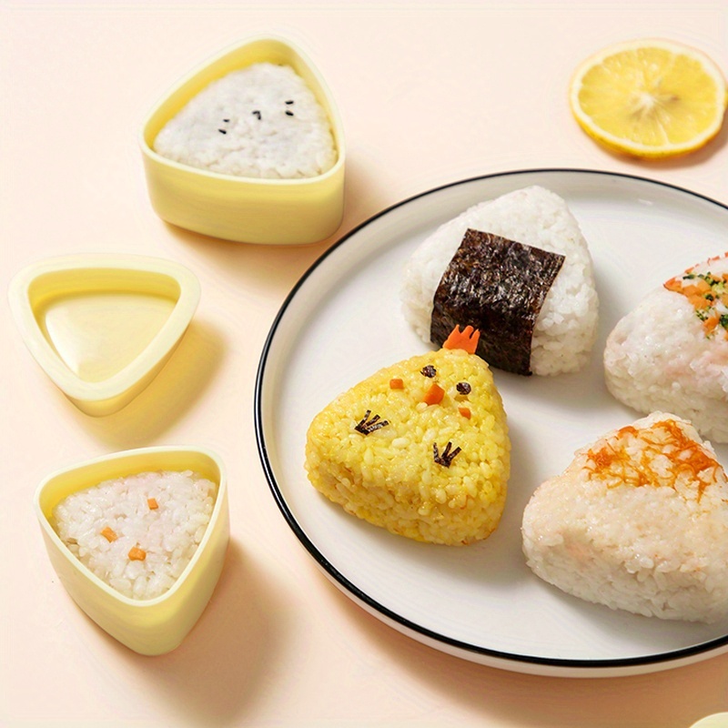 2 pièces - Set de moules à sushi Onigiri - Moule à riz triangulaire -  Machine à