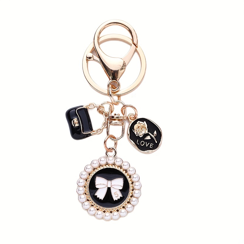 Bag Charm with Keyring