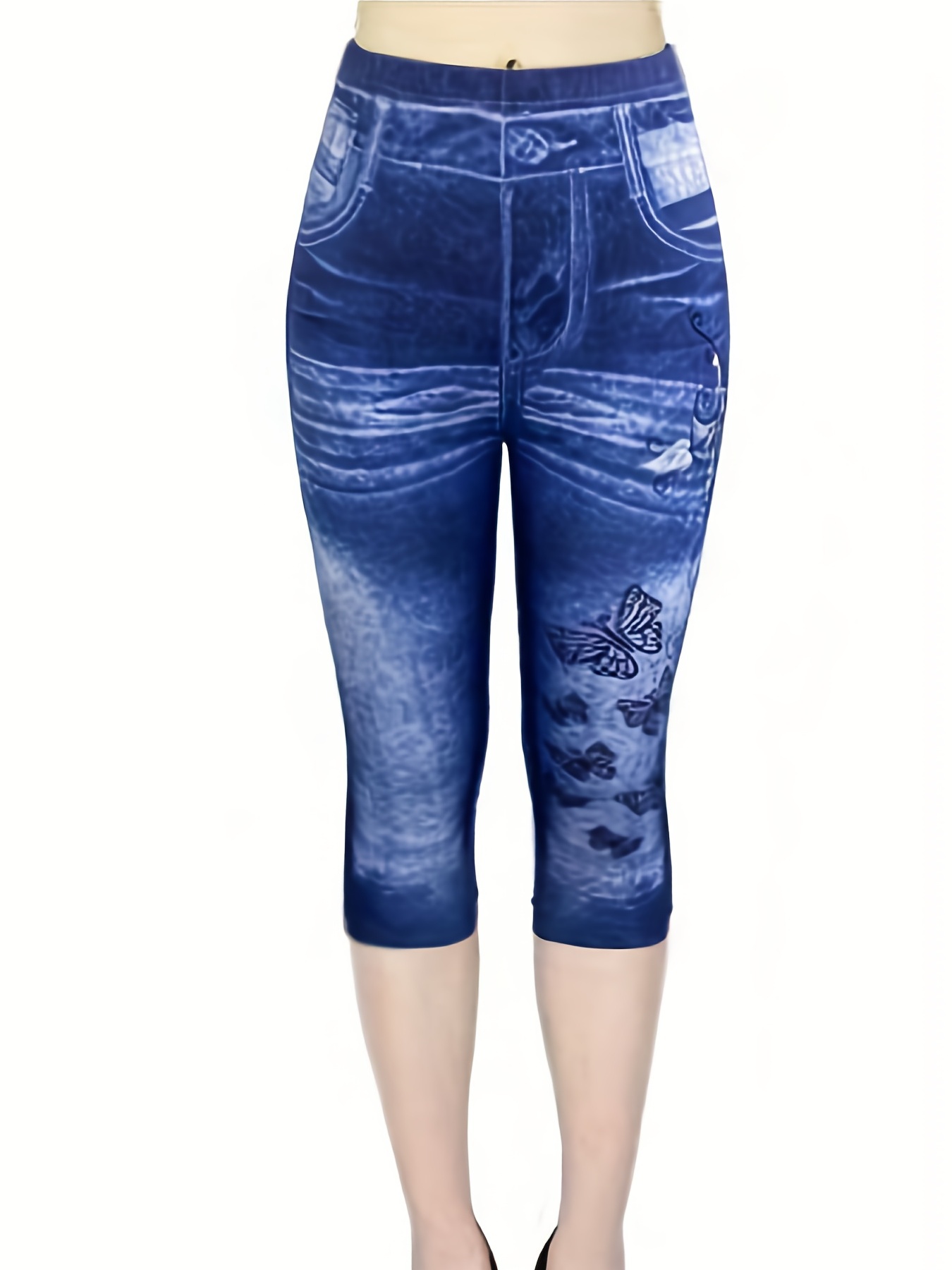 Women Capri Jeans - Temu