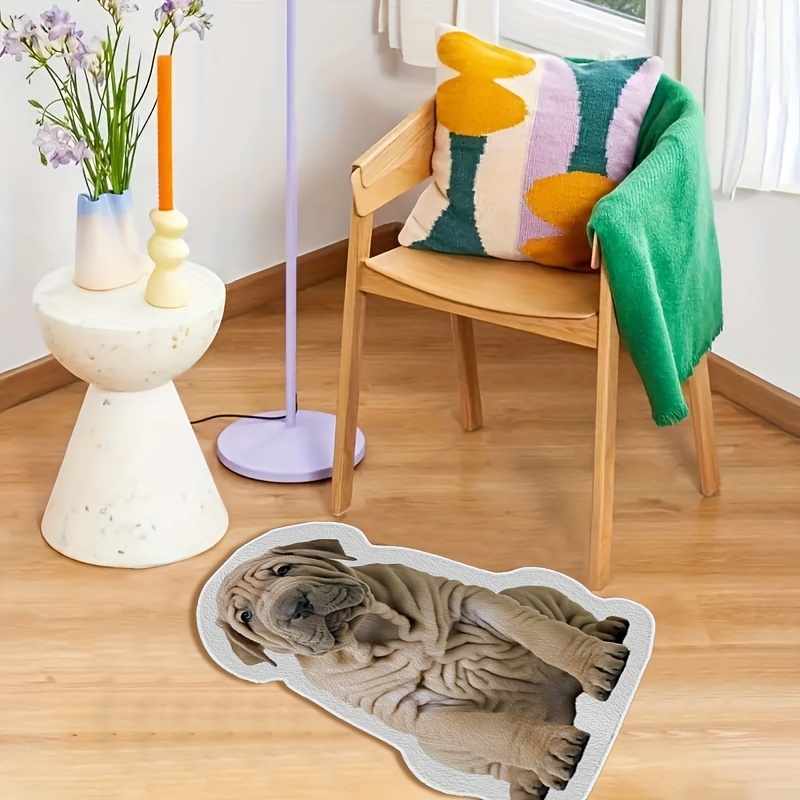 Dog Shaped Decorative Area Rug Indoor Absorbent Non slip Mat - Temu