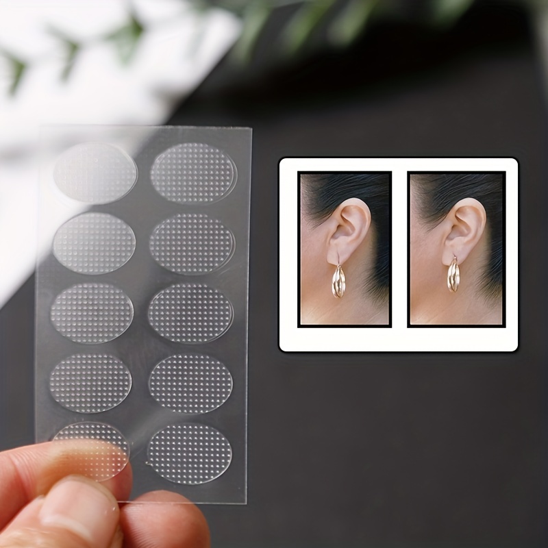 30x Earring Hole Lobe Support Lift Patch Sticker Stop Ear Tearing Pain Anti  Ache