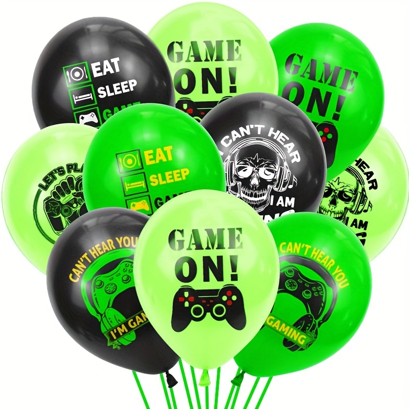 Zombies Party Supplies for Birthday Party Zombies Theme Happy Birthday Banner Cake Topper Gaming Latex Balloons for Zombies Party Favors Boys and
