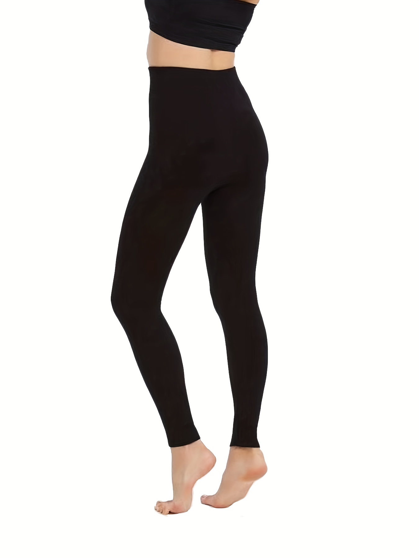 Leggings Ajustados Brillantes Leggings Casuales Elásticos - Temu