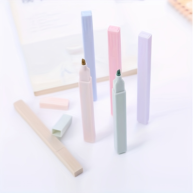 6pcs Pastel Highlighters Aesthetic Cute Bible Highlighters and