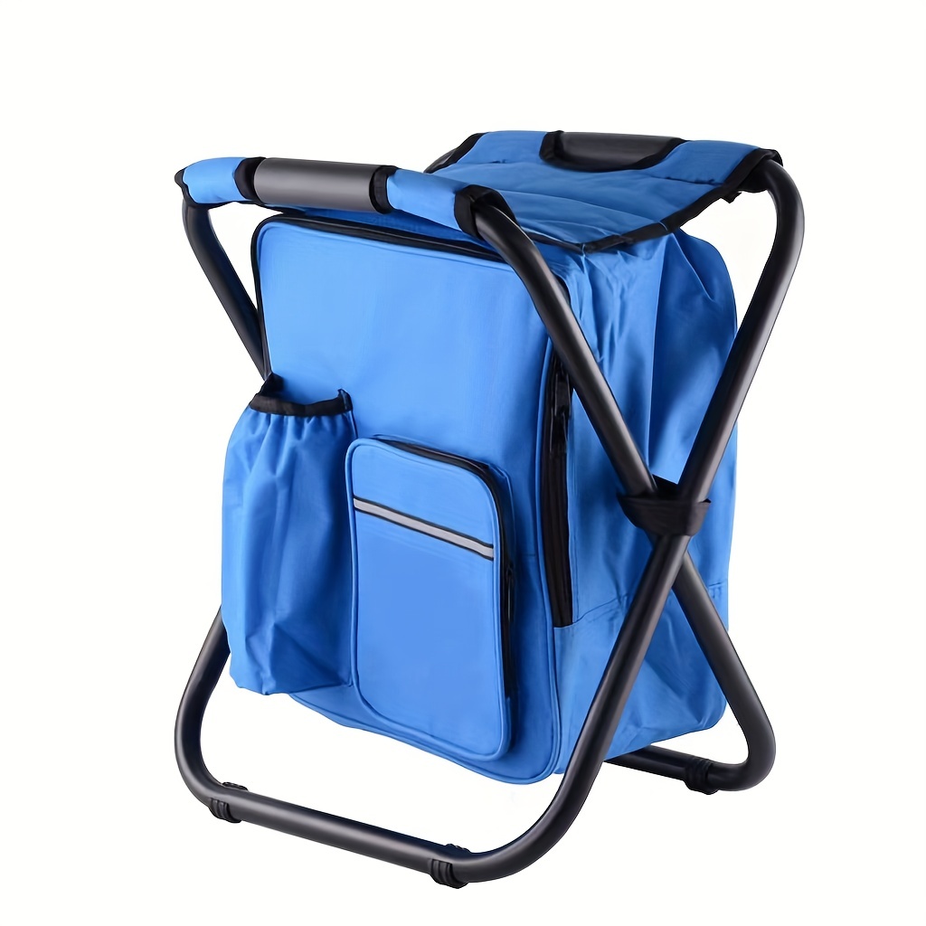 1pc Portable Backpack Chair Multifunctional Ice Pack Stool