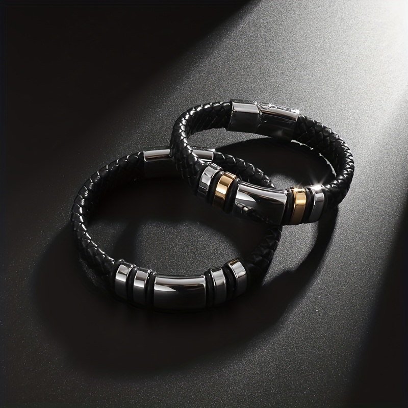 Trendy Fashion Creative Design Glossy Four-Ring Bracelet
