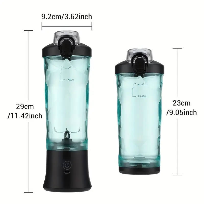 600ml battery plastic protein electric shaker