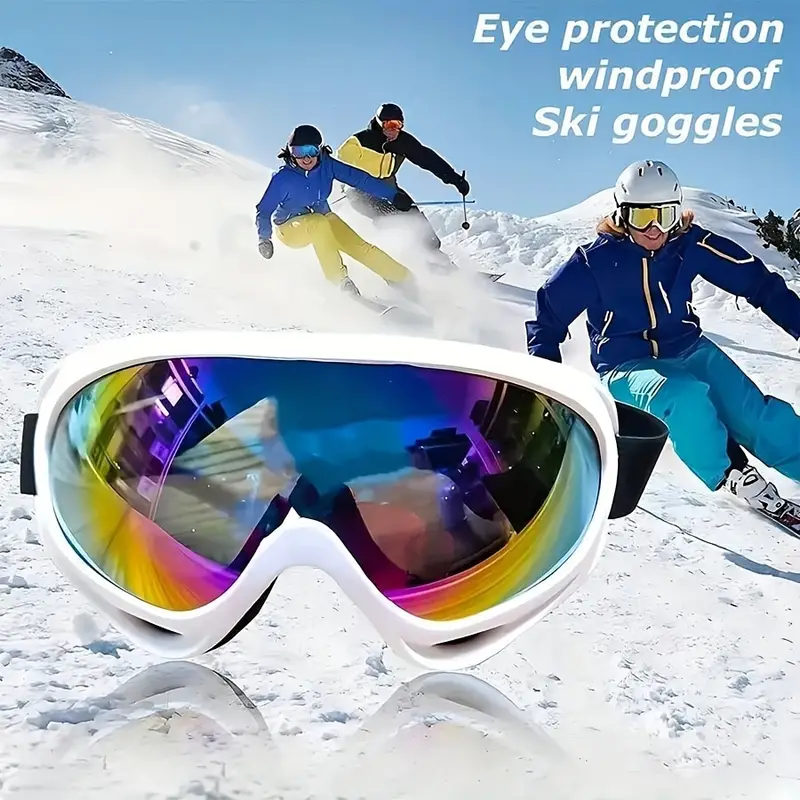 1pc Gafas De Esquí Polarizadas De Gran Marco Para Hombres Y - Temu Mexico