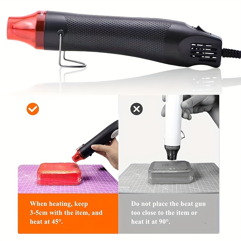 Electric Heat Gun Hot Air Gun Heating For Crafts Epoxy Resin Shrink Wrap  Vinyl