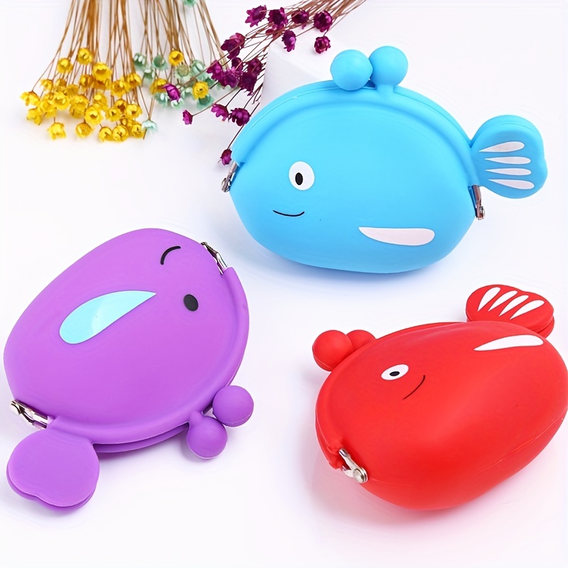 Fish Head Shaped Creative Pouch Bag with Zipper - Travel Cash Money Mini  Case for Fish Lovers Gift - Novelty Coin Purse for Pocket Funny Gag Gift  (Mackerel) : : Home