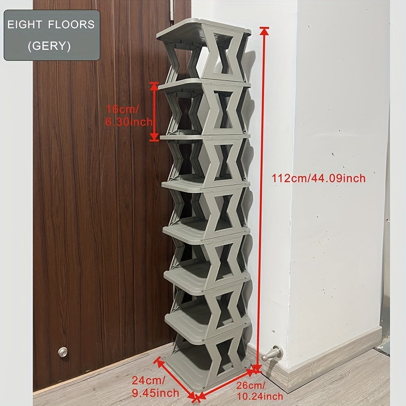 Simple Doorway Shoe Rack With Multi tier Small Narrow Wooden - Temu