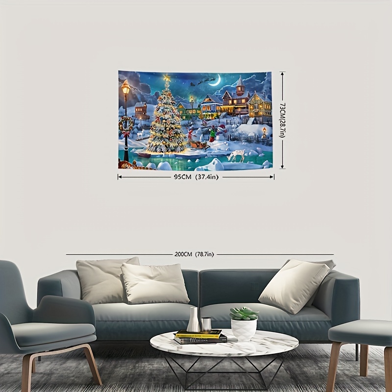  IJZHFCAZGI Papel pintado de Navidad nevadas en el parque, papel  tapiz autoadhesivo extraíble para pared, decoración de pared para sala de  estar y dormitorio : Herramientas y Mejoras del Hogar