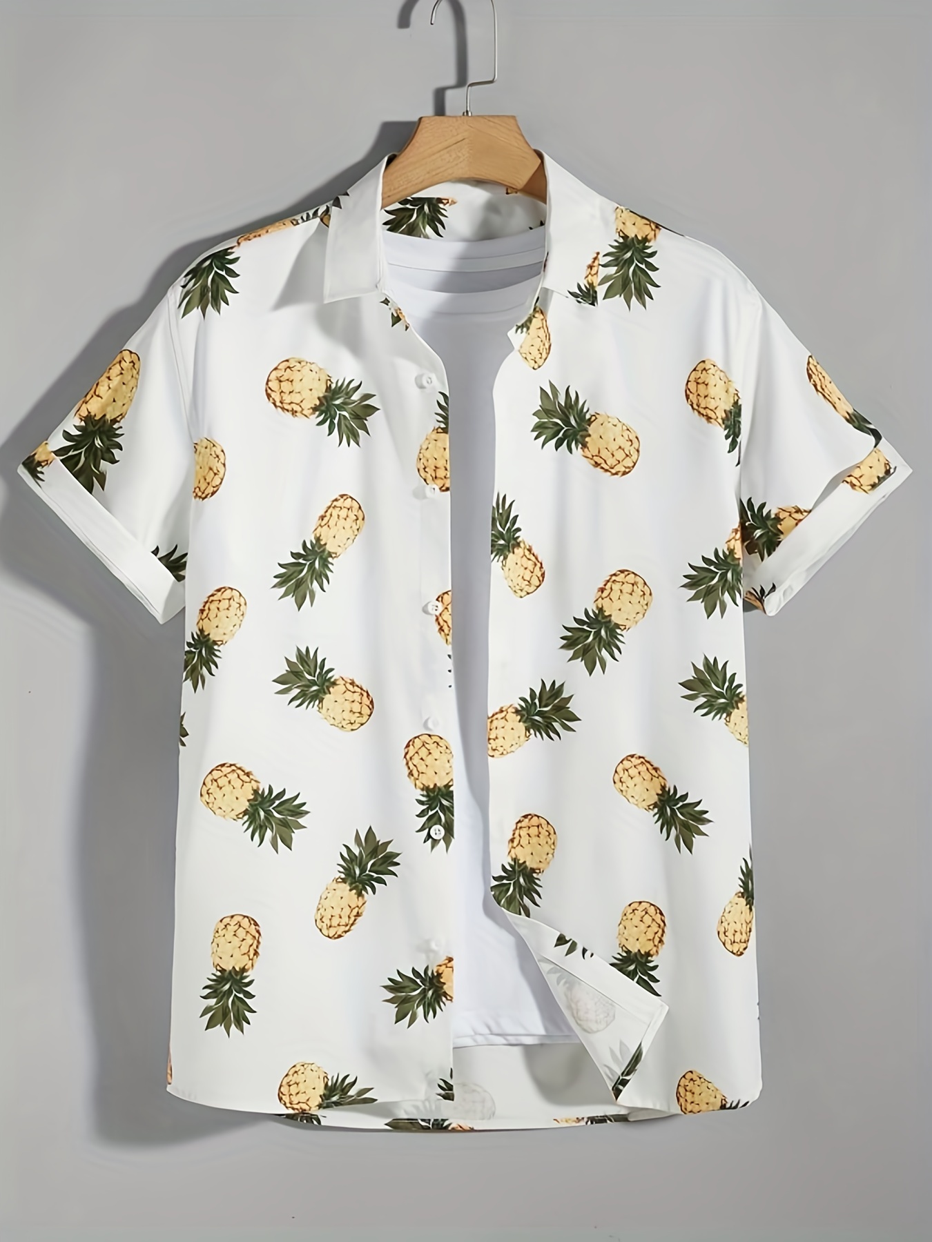 Pineapple Shirt Men - Temu