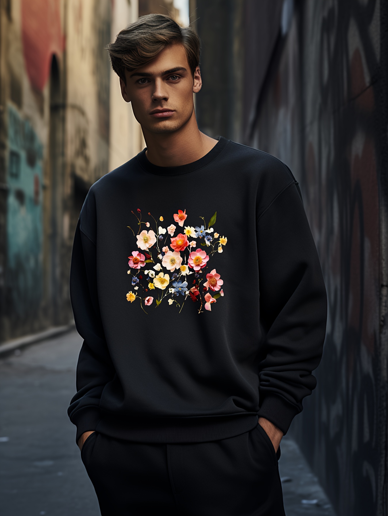 Colorful shop sweatshirt trendy