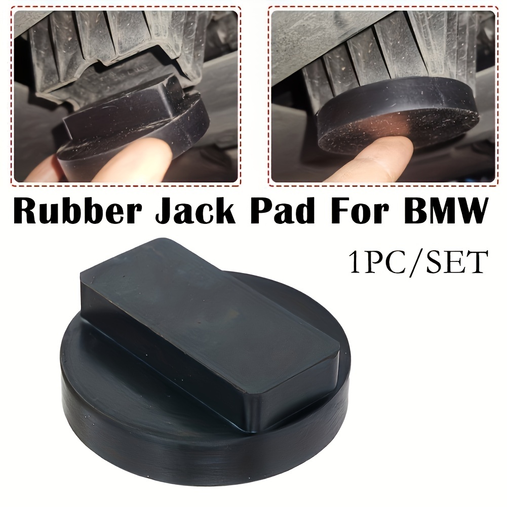 Support de cric de levage de voiture, coussinets en caoutchouc noir,  coussin de cric de sol fendu, adaptateur de rail de cadre pour BMW Benz  Skoda