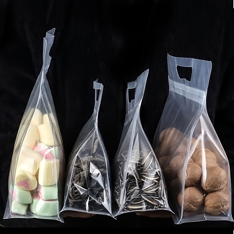 10pcs Eight side Sealed Food Bag Self standing Self sealed Snacks Nuts Clear Pla