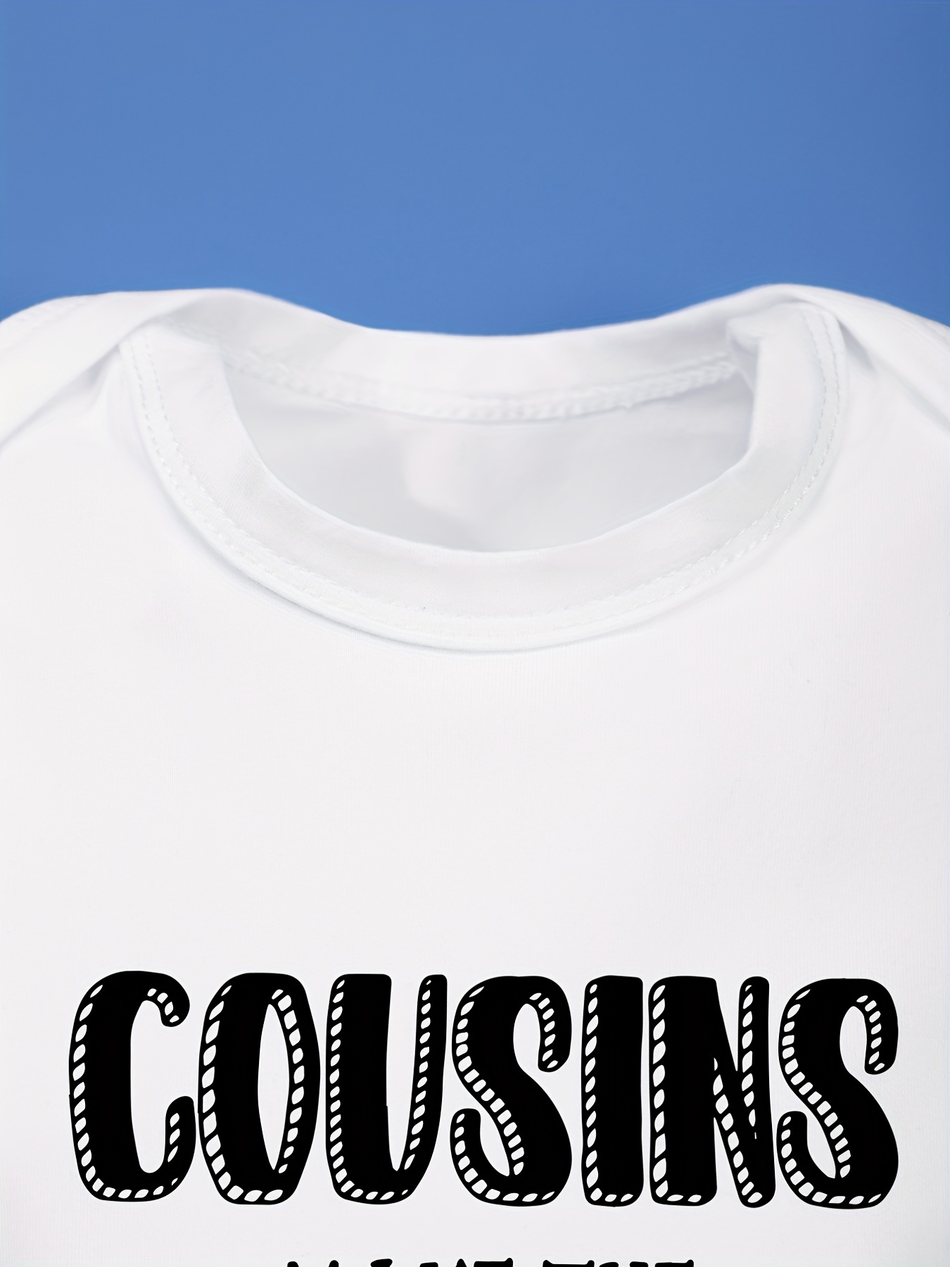 Brother Matching T shirt Cousins Make Best Friends Print - Temu