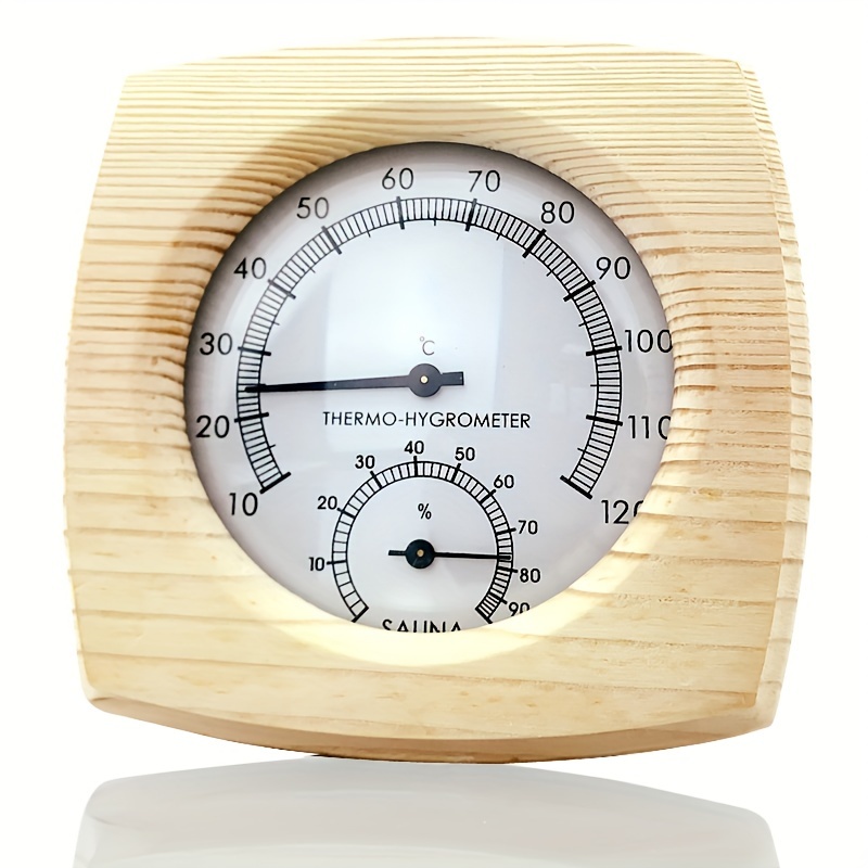Wooden thermometer for air temperature measurement