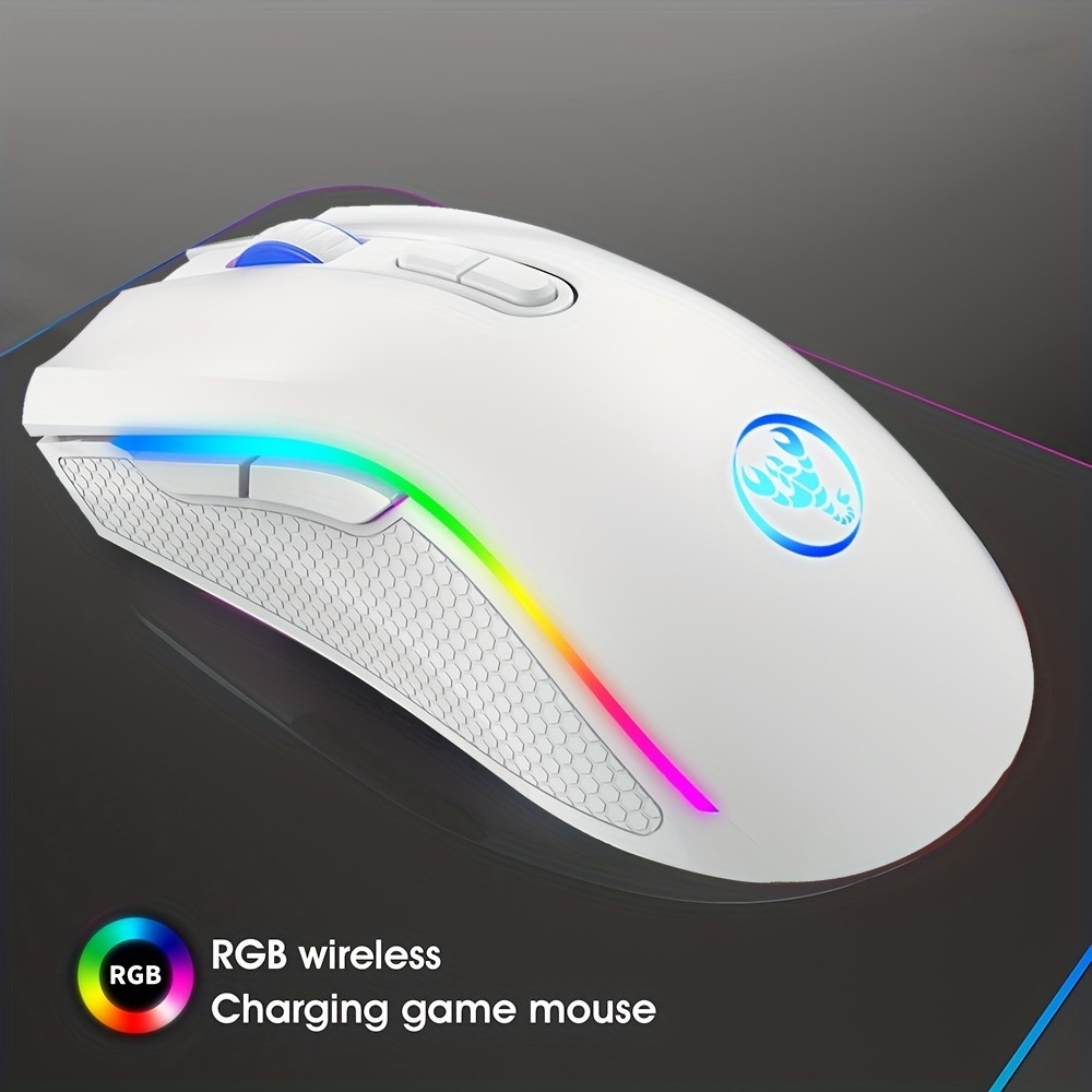 Mouse Bluetooth Recargable RGB Colores - Lady Woman