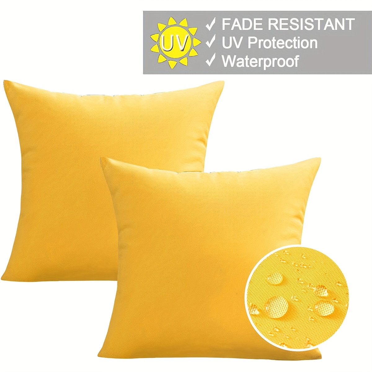 Solid Color Polyester Throw Pillow - Temu