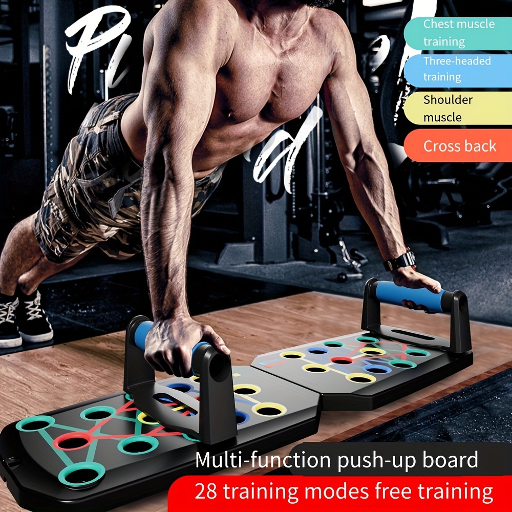 Push Board Foldable Multifunctional 20 in 1 Push Board Chest - Temu