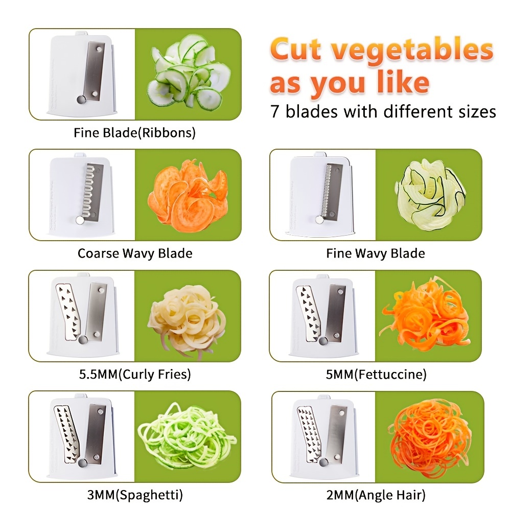 Spiralizer 7-Blade Vegetable Slicer – daniellewalkerenterprises