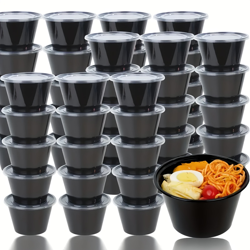 Envases Desechables Para Alimentos 50 UDS Tupper Plastico Desechable 1000  ML Envase Plastico Comida Para Llevar Tupperware Comida : : Hogar  y cocina
