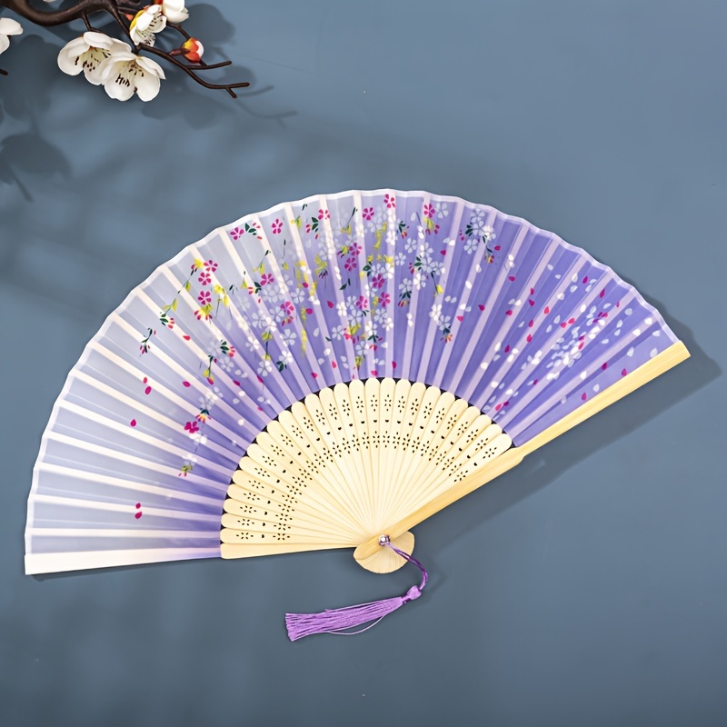 Beautiful Hand Fans For Men Folding Fan With Imitation - Temu